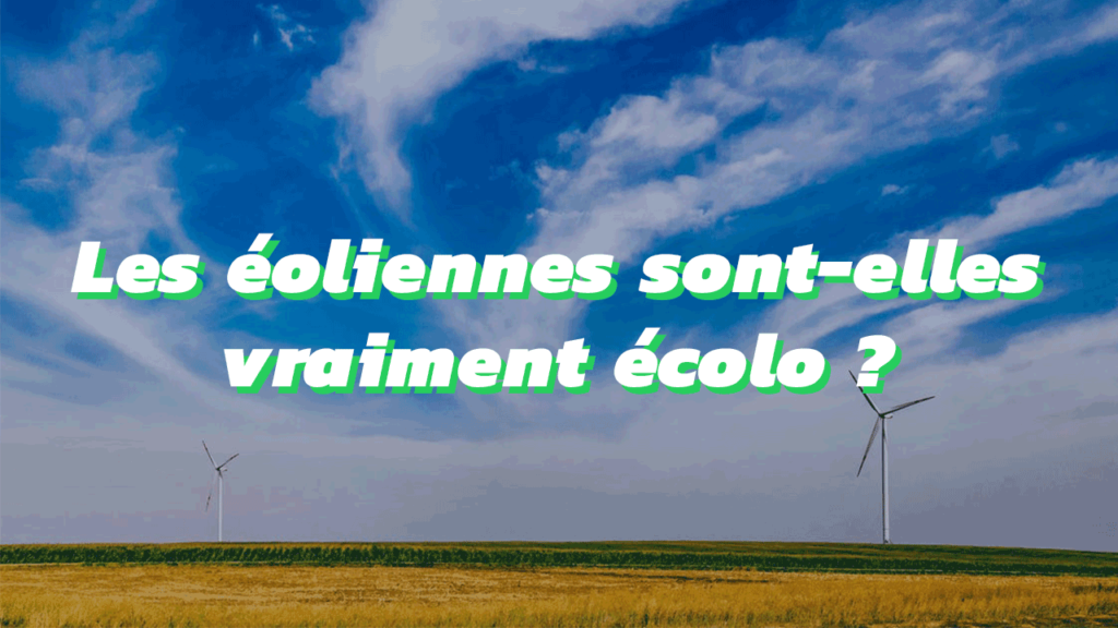 Les éoliennes sont-elles vraiment écolo ?