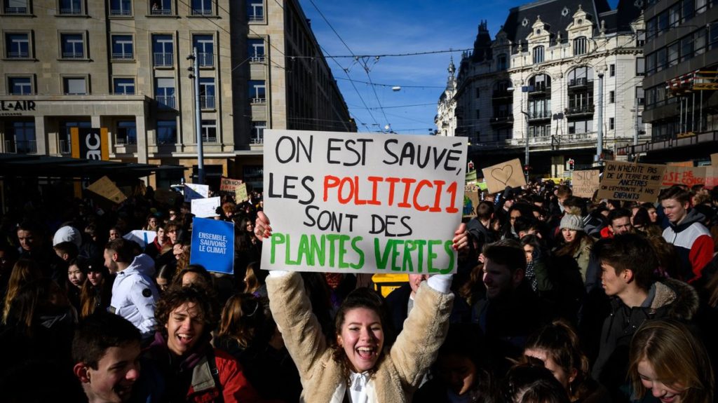 les jeunes s'engagent pour le climat