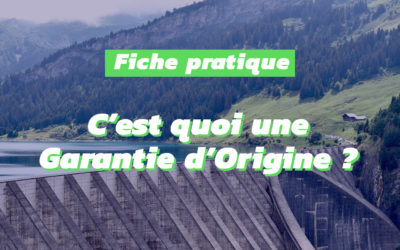 Les Garanties d’Origine soutiennent la production verte