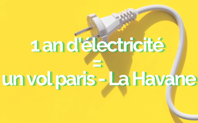 A quoi équivaut vraiment ma consommation d’électricité ?