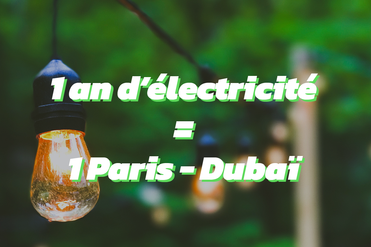 A quoi équivaut ma consommation d’électricité Notre consommation d'électricité émet du CO2