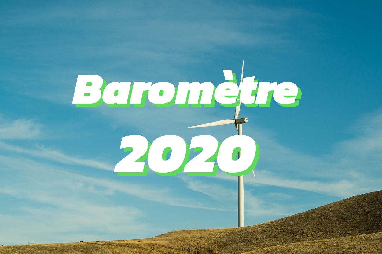 Baromètre 2020 de la consommation d'électricité verte en France