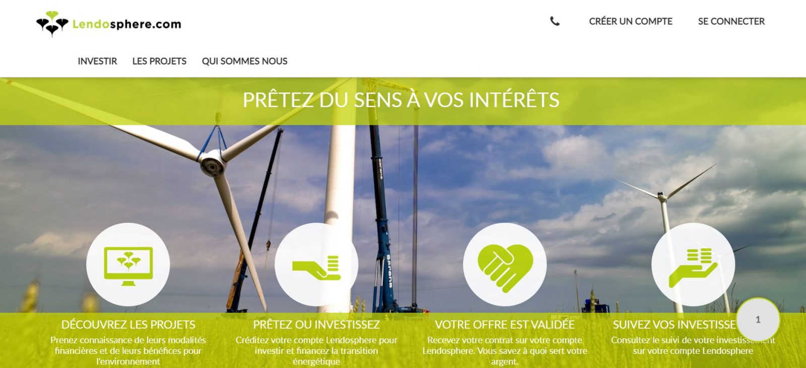 Lendosphere la plateforme de financement participatif qui vous fait investir dans les énergies renouvelables