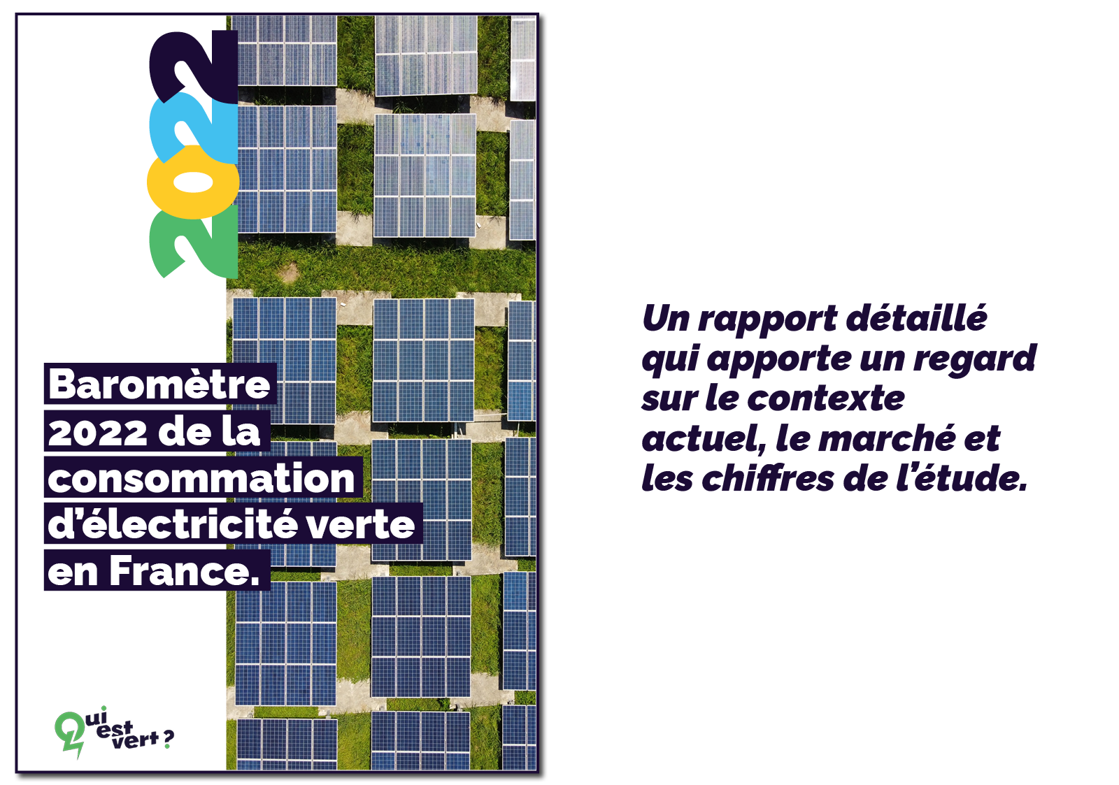 Baromètre 2022 consommation électricité verte