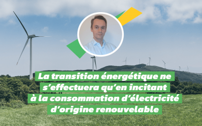 Rodolphe Schennen de Commerg : booster la demande d’électricité verte