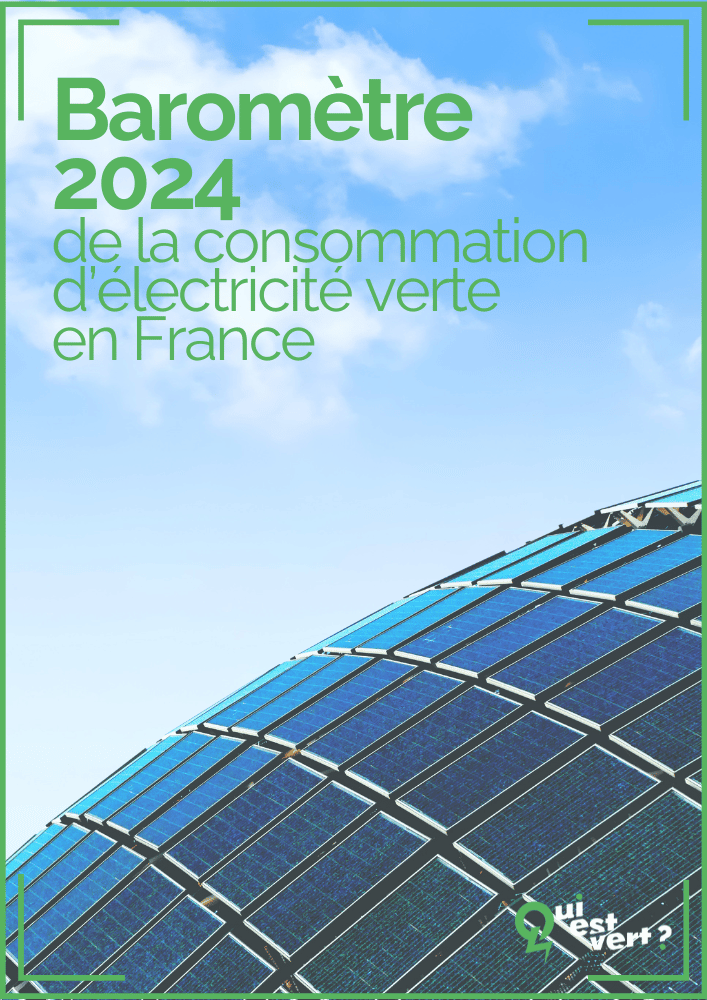Couverture de l'édition 2024 du baromètre de l'association QuiEstVert